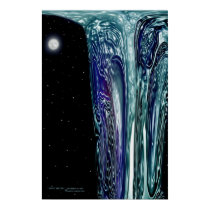 " NIGHT WATER " by: Robert Singletary posters