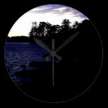 Night Water Round wall clock wall clocks