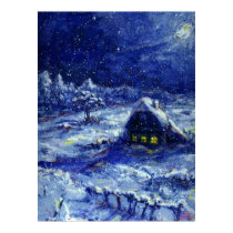 Night. Winter. Russia posters