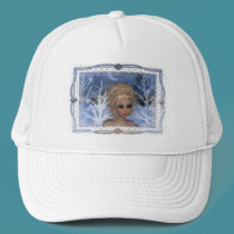 Night Wintertime Elf Design hats