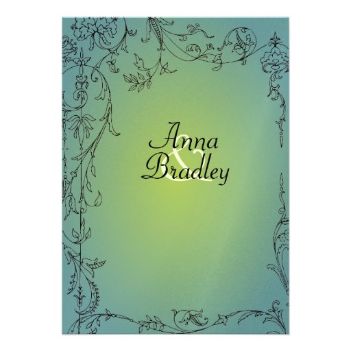 Night Woods Wedding Invitation