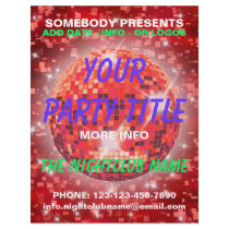 nightclub party flyer