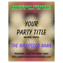 nightclub party flyer