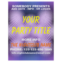 nightclub party flyer