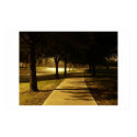 Nightime Street Scene Color posters
