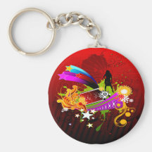 Nightlife Party Time Key Chains