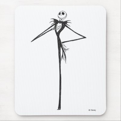 Nightmare Before Christmas Jack Skellington mousepad
