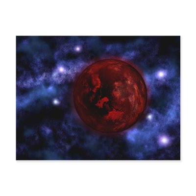 Nightmare System Postcard by 3dartwork