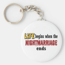 NIghtmarriage Ends Keychains