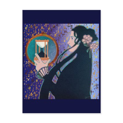 Nights are Numbers Postcard by Jaenne