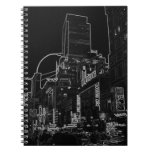 NightWalk New York City Times Square CricketDiane Spiral Note Book