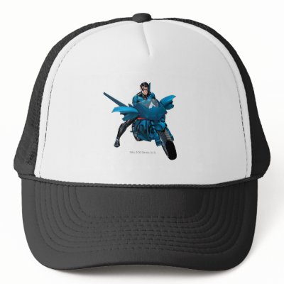 Nightwing on bike hats