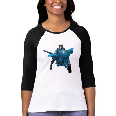 Nightwing on bike t-shirts