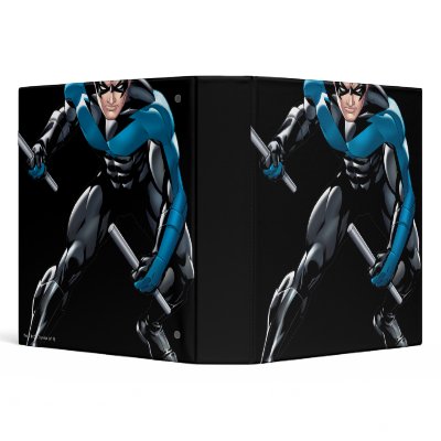 Nightwing with Weapons binders