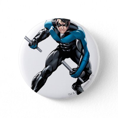 Nightwing with Weapons buttons