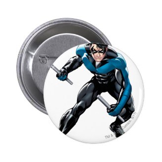 Nightwing with Weapons Pin