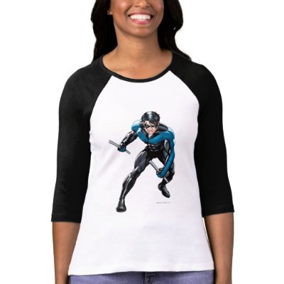 Nightwing with Weapons t-shirts