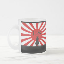 Nihon Flag of Japan Samurai Patriotic Mug Series