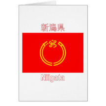 Niigata Prefecture Flag Card