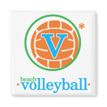 Nika Beach Volleyball Fridge Magnets