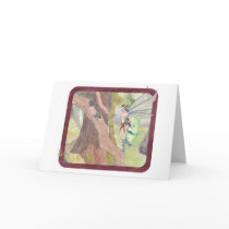 'Nikita Morph' Blank Greeting Card