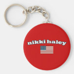 Nikki Haley American Flag Keychains