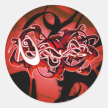 Niklas Round Sticker