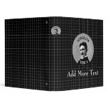Nikola Tesla Vinyl Binder