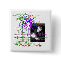 Nikola Tesla Button
