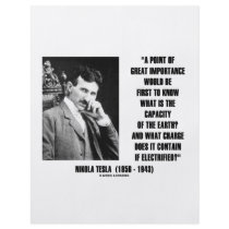 Nikola Tesla Capacity Of Earth Charge Electrified flyers