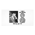 Nikola Tesla Capacity Of Earth Charge Electrified Custom Photo Card
