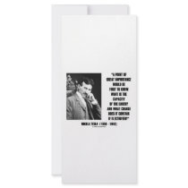 Nikola Tesla Capacity Of Earth Charge Electrified Custom Rack Cards