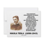 Nikola Tesla Clear Thinkers Sane To Think Clearly Personalized Announcement