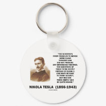 Nikola Tesla Clear Thinkers Sane To Think Clearly keychains by wordsunwords Nikola Tesla Clear Thinkers Sane To Think Clearly keychains