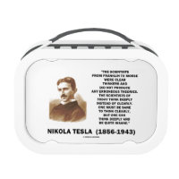 Nikola Tesla Clear Thinkers Sane To Think Clearly Replacement Plate