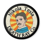 Nikola Tesla Death Ray Co. Magnets
