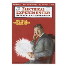 Nikola Tesla Greeting Cards