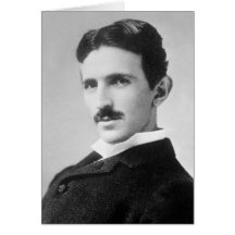 Nikola Tesla Greeting Cards