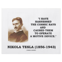 Nikola Tesla Harnessed Cosmic Rays Motive Device flyers by wordsunwords Nikola Tesla Harnessed Cosmic Rays Motive Device flyers