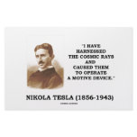 Nikola Tesla Harnessed Cosmic Rays Motive Device stationery
