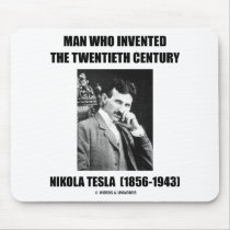 Nikola Tesla Man Who Invented The 20th Century Mouse Pads