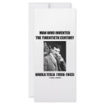 Nikola Tesla Man Who Invented The 20th Century Customized Rack Card