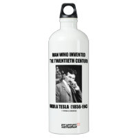 Nikola Tesla Man Who Invented The 20th Century SIGG Traveler 1.0L Water Bottle