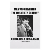 Nikola Tesla Man Who Invented The 20th Century stationery