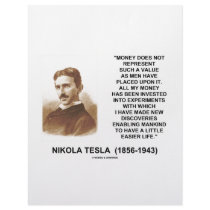 Nikola Tesla Money Value Discoveries Easier Life letterhead