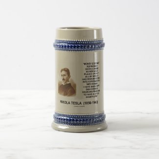 Nikola Tesla Money Value Discoveries Easier Life Mugs