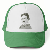 Nikola Tesla Portrait hats