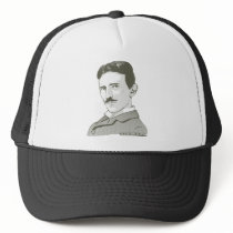 Nikola Tesla Portrait hats