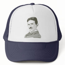 Nikola Tesla Portrait hats