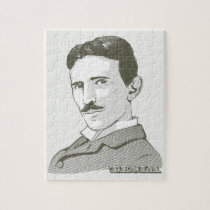 Nikola Tesla Portrait puzzles